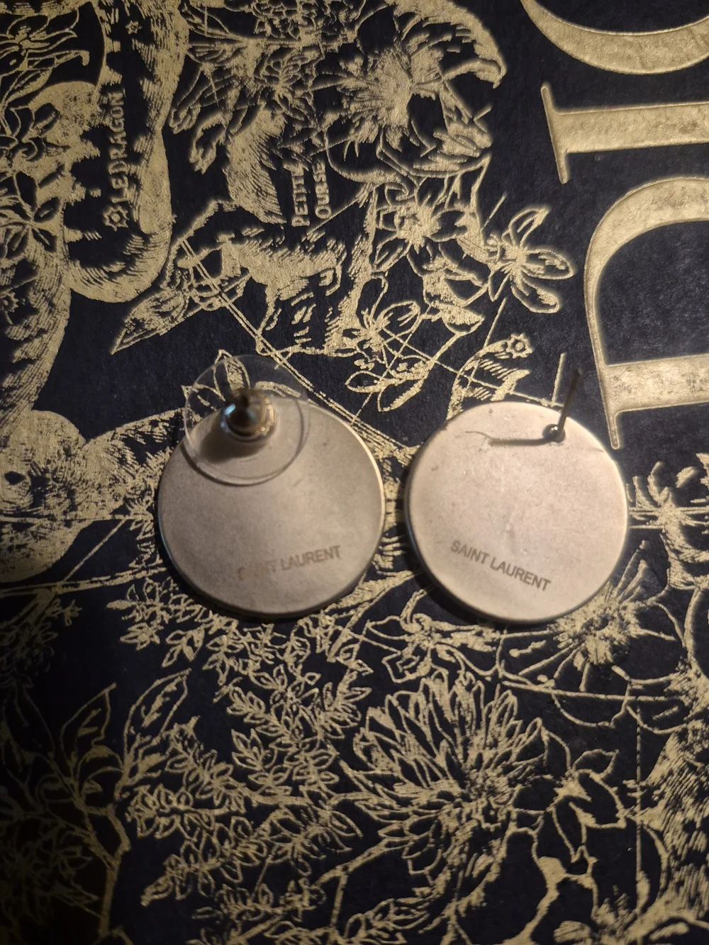 Gold Coin Monogram Cufflinks